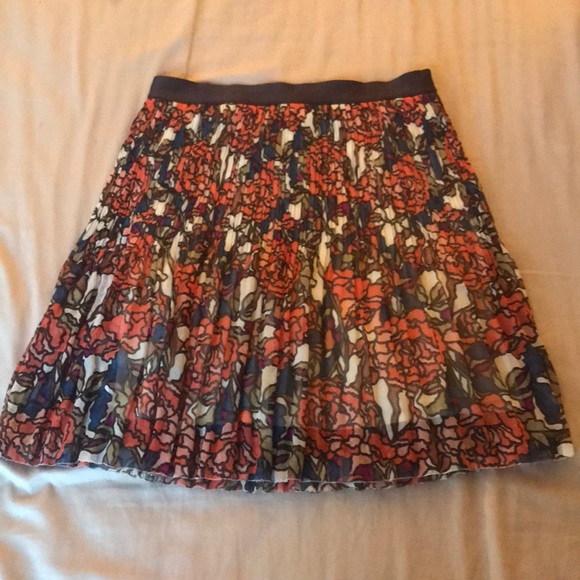 Fall floral skirt (Fossil, size S) - Picture 2 of 3